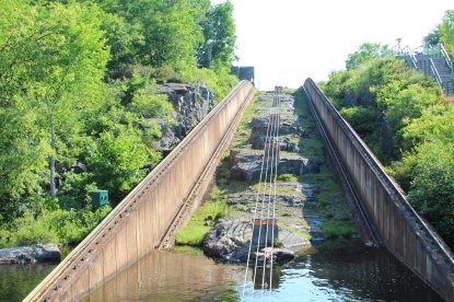 Leaving Big Chute